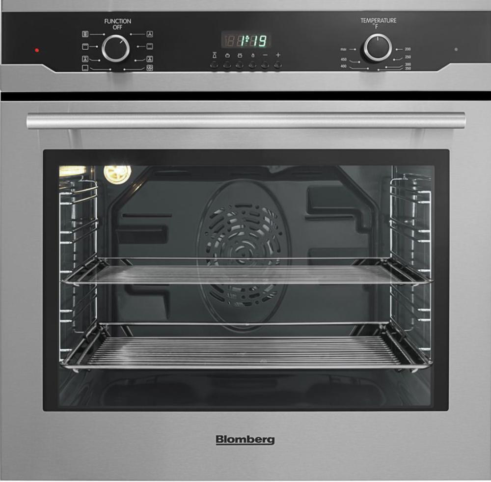 24in Built in Wall Oven Single, stainless, full glass door moon design