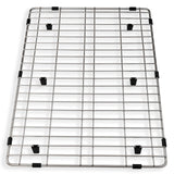 ZLINE 43 in. Garmisch Undermount Single Bowl Satin Stainless Steel Kitchen Sink with Bottom Grid and Accessories (SLS-43S)