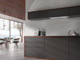 DAS 8930 Stainless steel - Built-in ventilation hood with intuitive SmartControl White controls for use in narrow upper cabinets