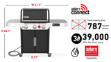 Genesis EX-325s Smart Gas Grill (Natural Gas) - Black