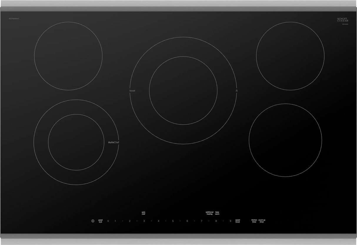 Benchmark™ Electric Cooktop 30 surface mount with frame