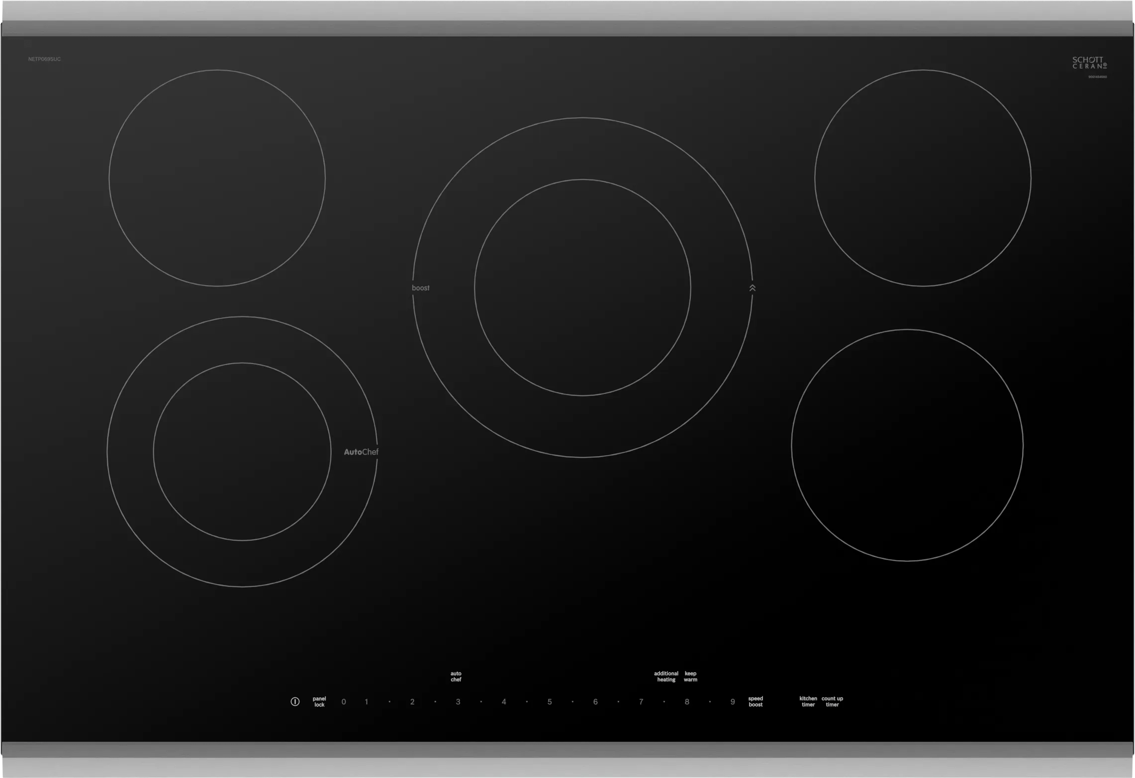 Benchmark™ Electric Cooktop 30 surface mount with frame