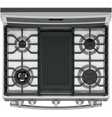 GE Profile™ Series 30" Free-Standing Gas Convection Range with Warming Drawer