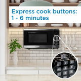 Danby Designer 0.7 cu. ft. Space Saving Under the Cupboard Microwave in Stainless Steel
