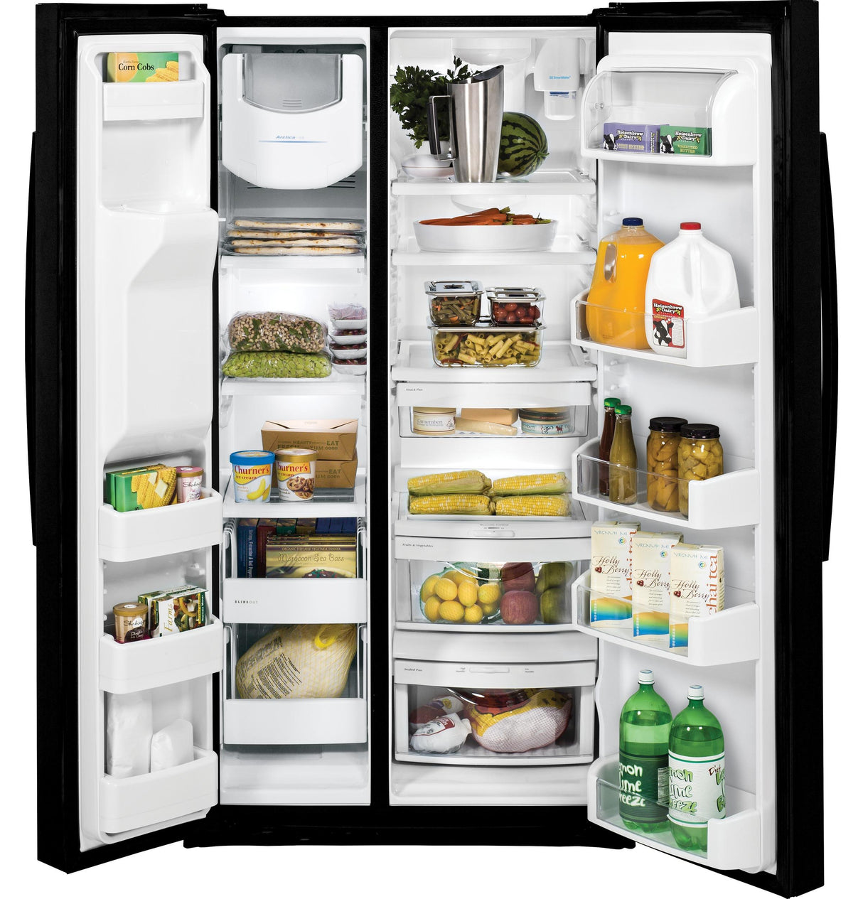 GE® ENERGY STAR® 25.3 Cu. Ft. Side-By-Side Refrigerator