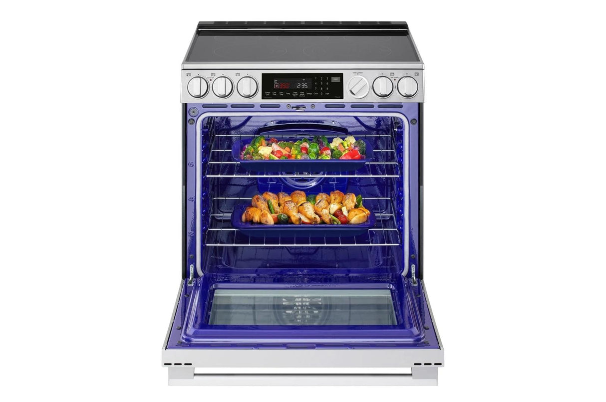 6.3 cu. ft. Smart Electric Slide-in Range with InstaView®, ProBake Convection®, and Air Fry