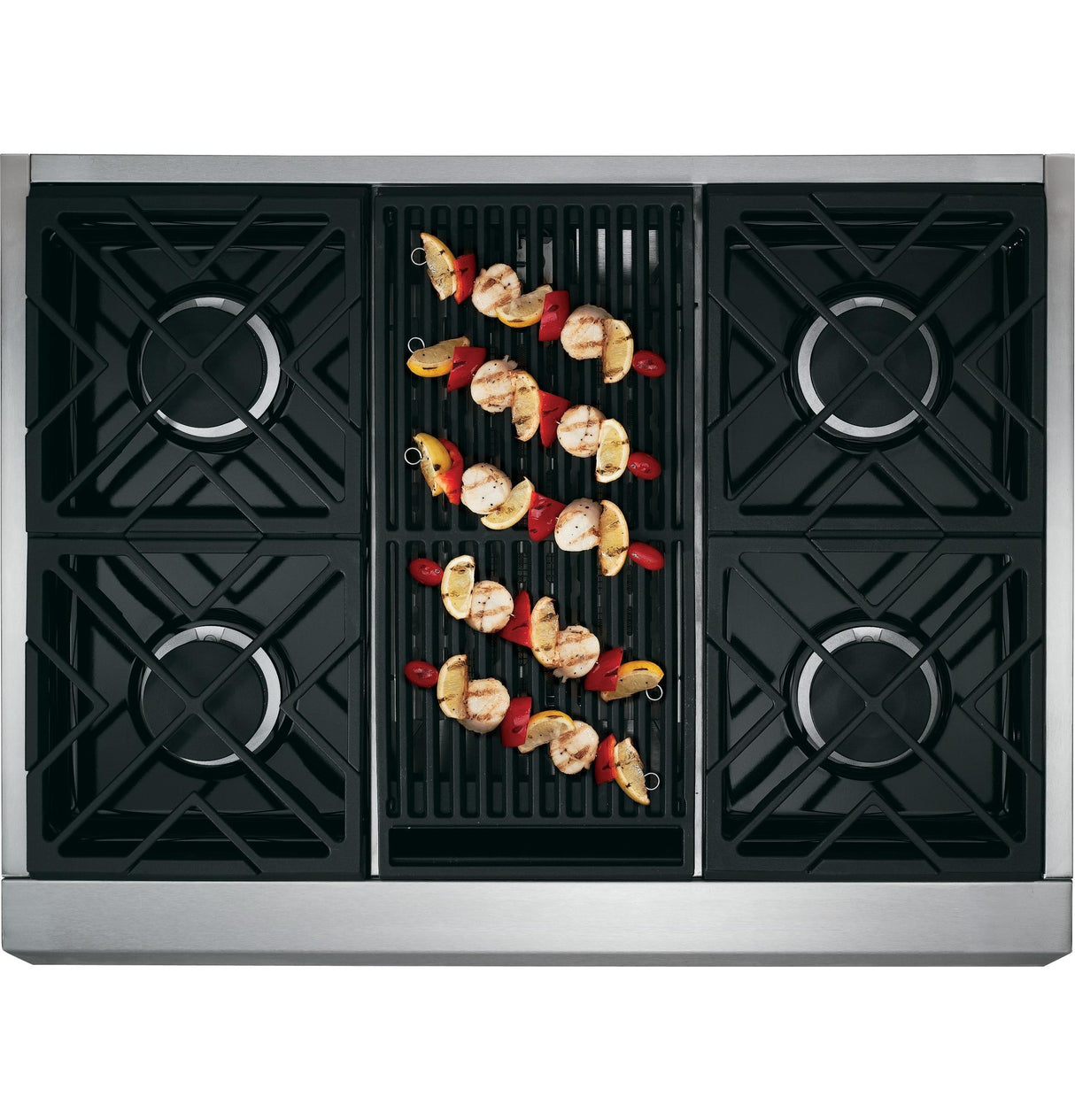 Monogram 36" Dual-Fuel Professional Range with 4 Burners and Grill (Natural Gas)