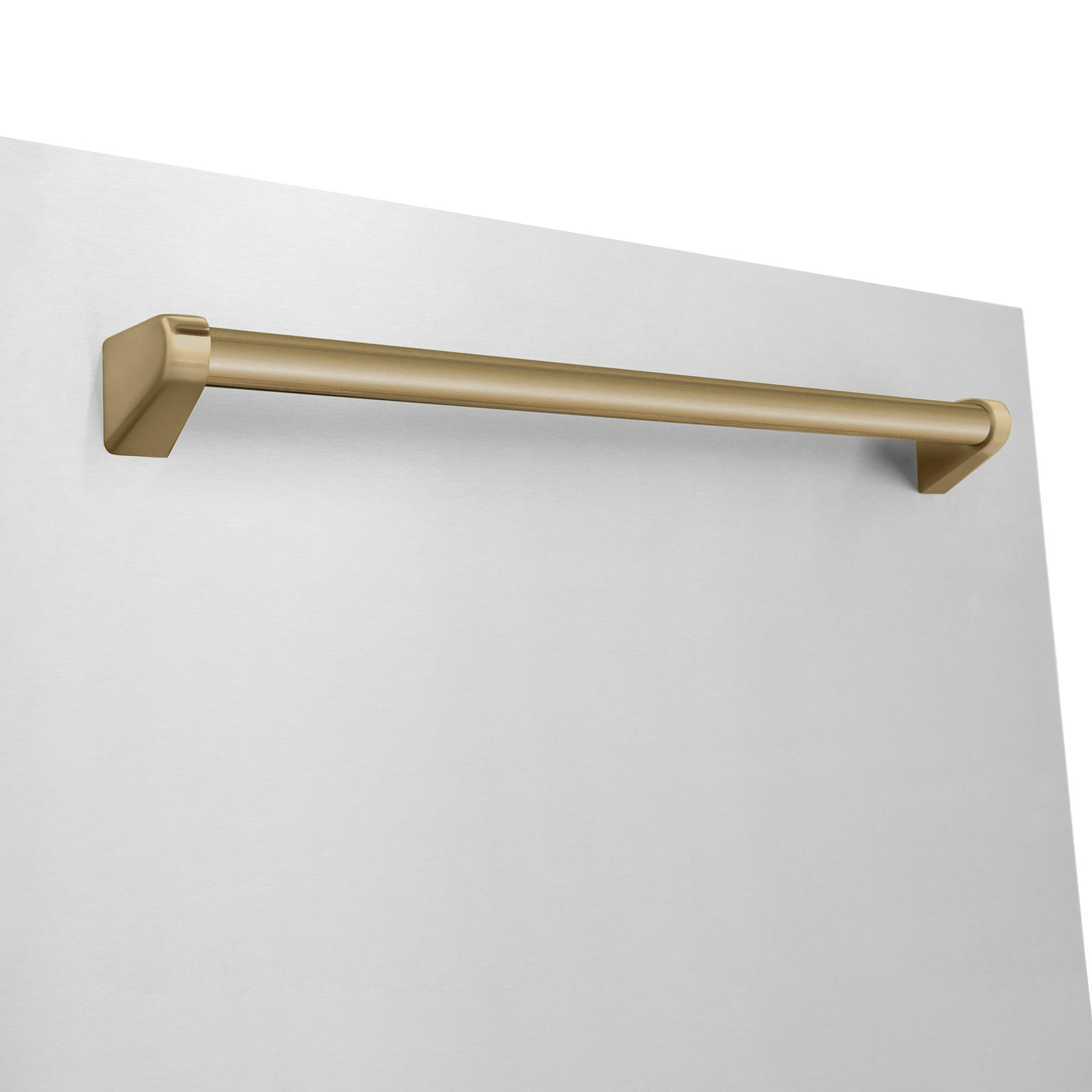 ZLINE Autograph Edition 24" 3rd Rack Top Touch Control Tall Tub Dishwasher in Stainless Steel with Accent Handle, 45dBa (DWMTZ-304-24) [Color: Champagne Bronze]