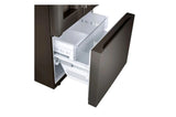 25 cu.ft. 3-Door French Door Refrigerator with NEW Hybrid Handle Design and External Ice and Water Dispenser