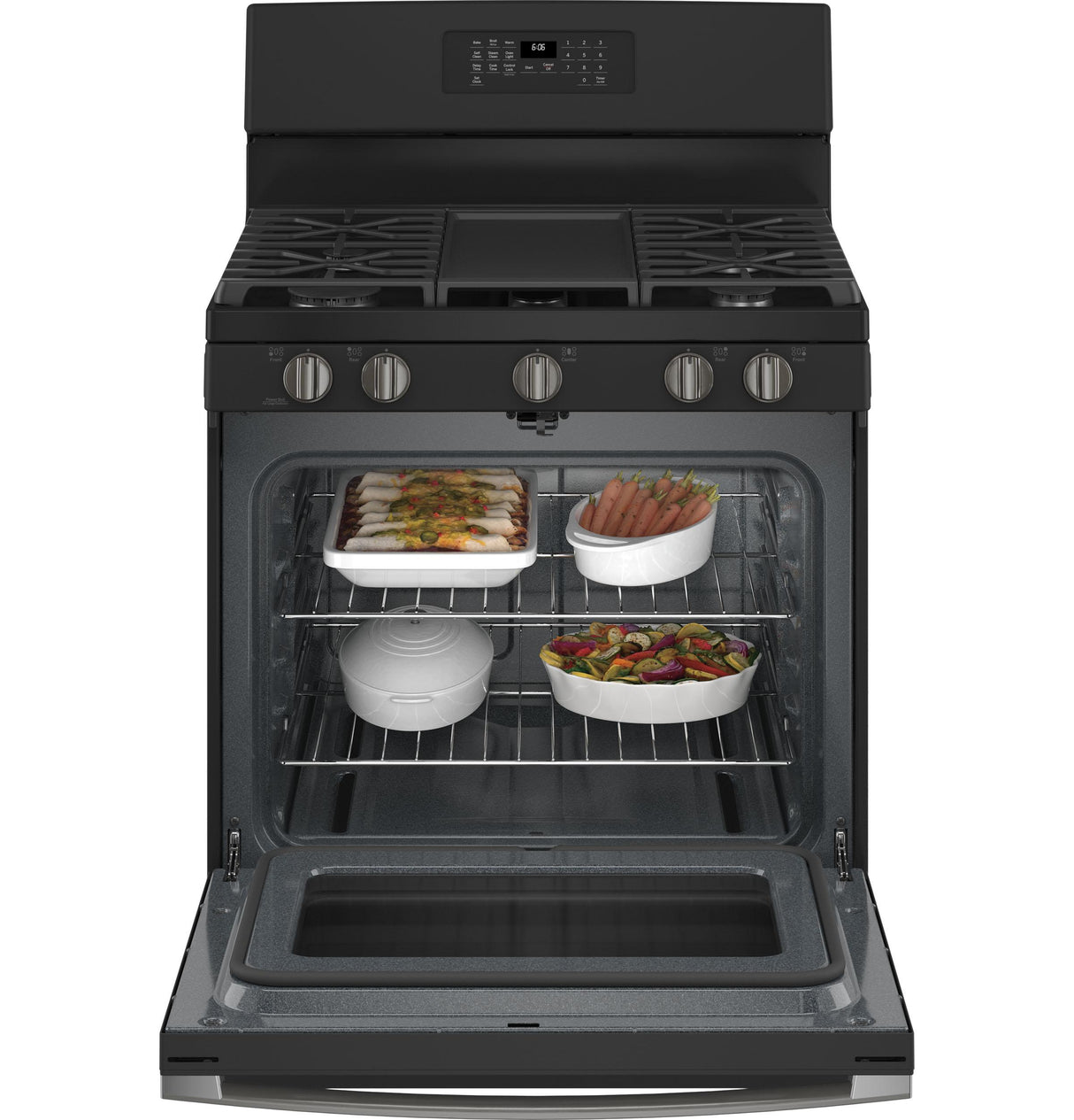 GE® 30" Free-Standing Gas Range