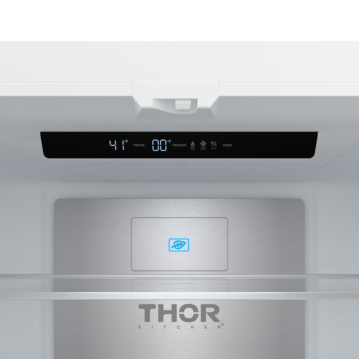 36 Inch French Door Counter Depth Refrigerator With Ice Maker - White/blue  Gordon Ramsay Series