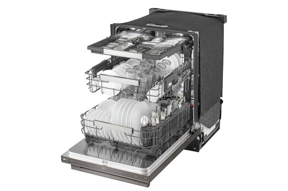Smart FlushFit™ Top Control Dishwasher with 1-Hour Wash & Dry, QuadWash® Pro, TrueSteam® and Dynamic Heat Dry™ w/AutoVent Dry™