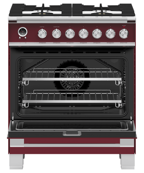 30" Series 9 Classic 4 Burner Dual Fuel Self-Cleaning Range