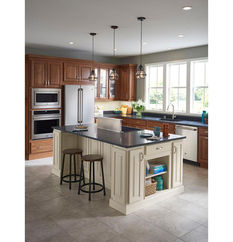 GE Café™ Series Stainless Interior Built-In Dishwasher with Hidden Controls