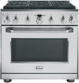 GE Monogram® 36" Dual-Fuel Professional Range with 6 Burners (Liquid Propane)