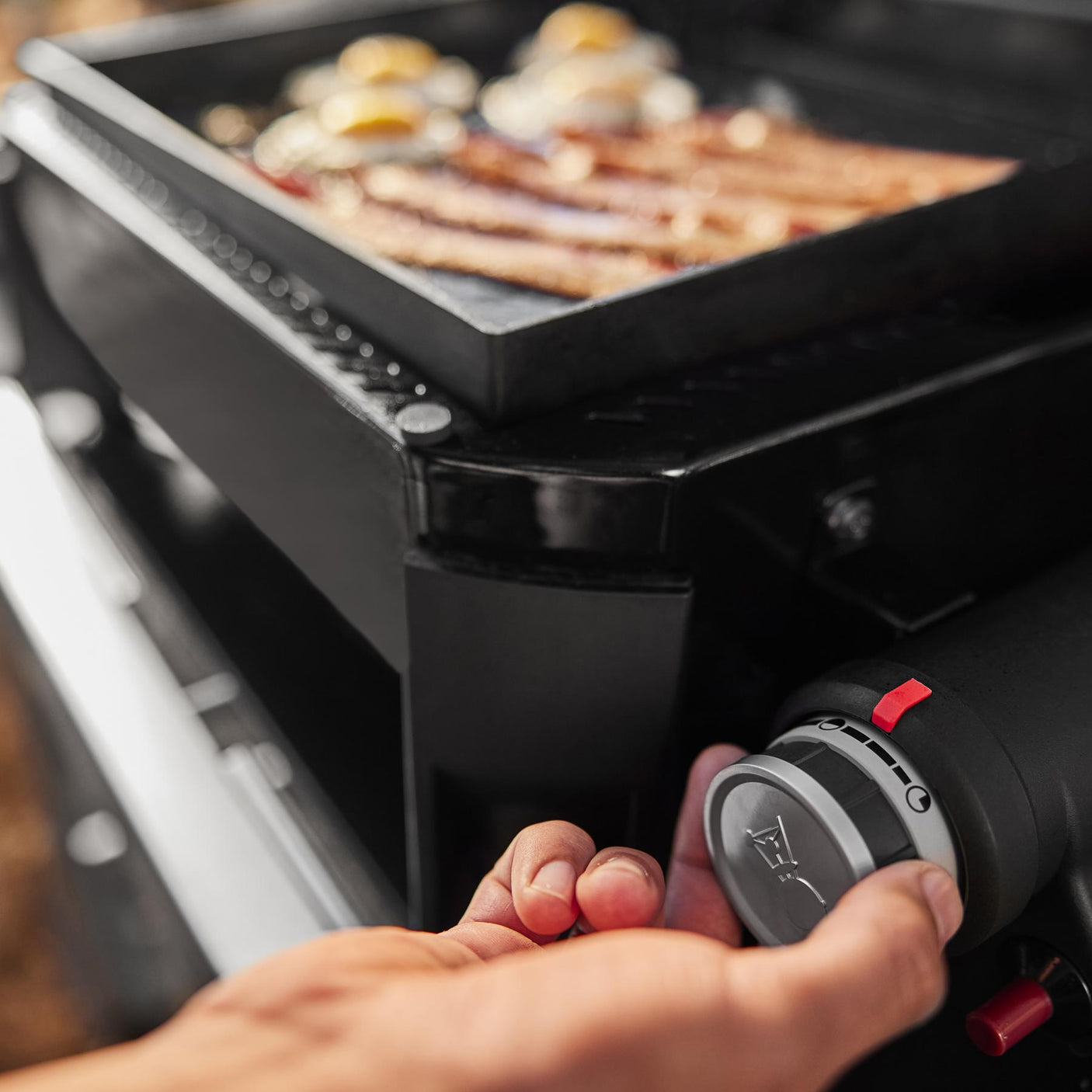 Slate® 17 Rust-Resistant Tabletop Griddle - Black