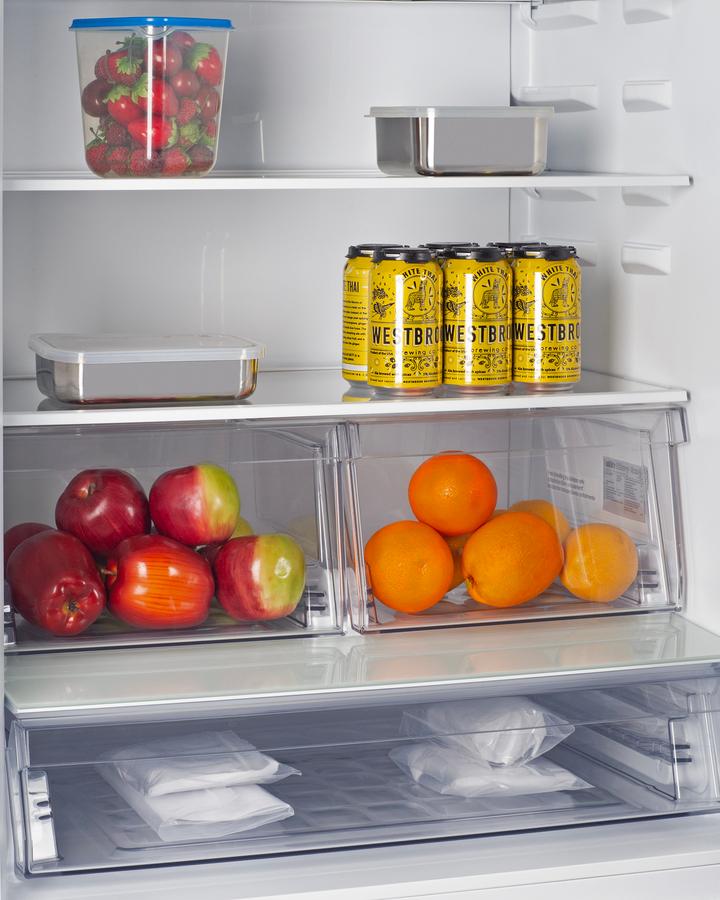 30" Wide Bottom-mount Refrigerator-freezer, Counter Depth