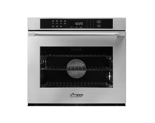 30" Single Wall Oven, Silver Stainless Steel with Pro Style Handle