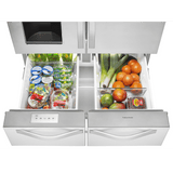 36-inch Wide Double Drawer French Door Refrigerator with Dual Cooling System - 26 cu. ft.