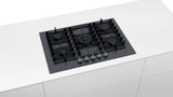 Benchmark® Gas Cooktop 30'' Tempered glass, Dark silver