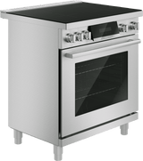 800 Series, Induction freestanding range cooker, Stainless steel