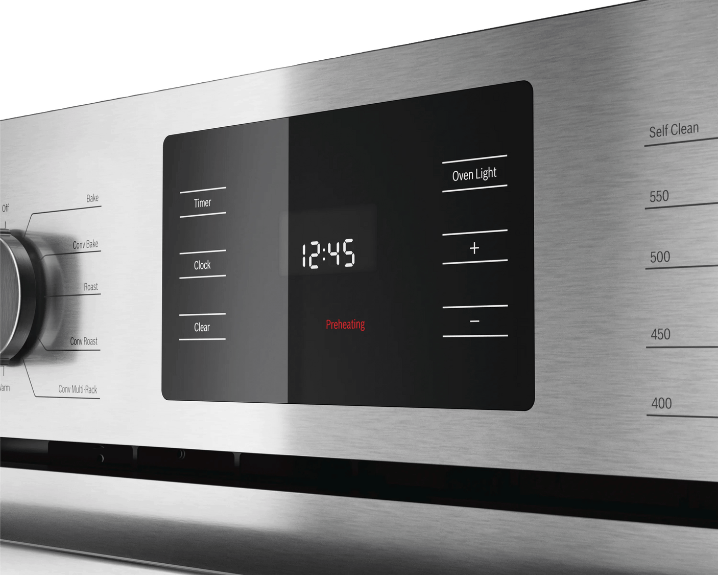 500 Series, 30", Single Wall Oven, SS, EU Convection, Knob Control