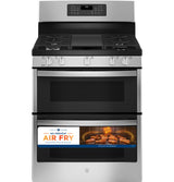 GE 30" Free-Standing Gas Double Oven Convection Range