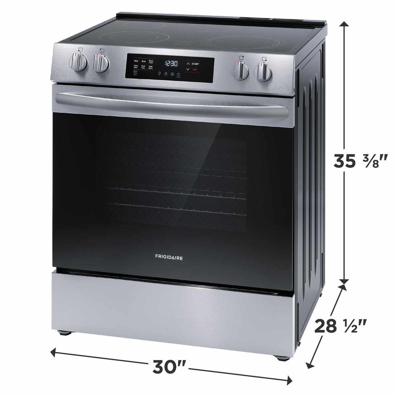 30" Front Control Electric Range