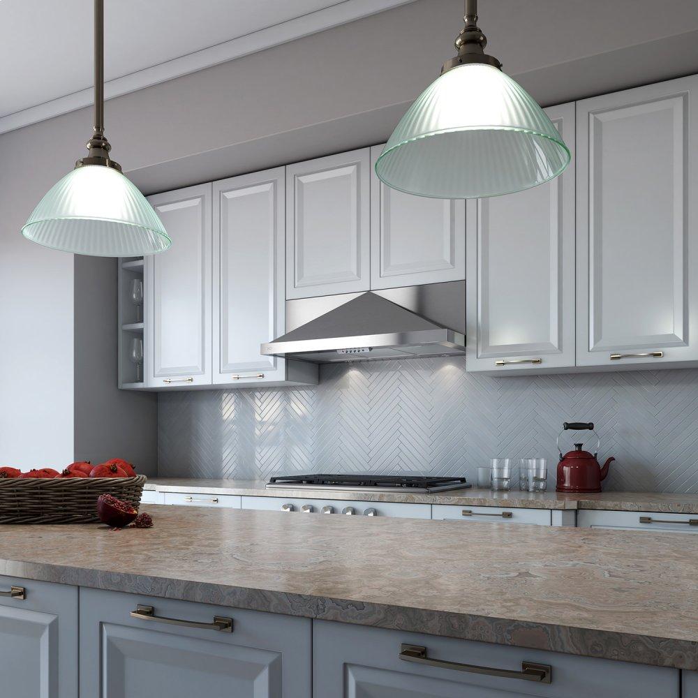 600 CFM 36" Under Cabinet Italian Made Pyramid Design Stainless