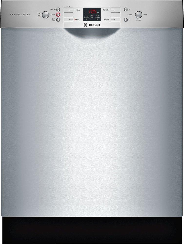 ADA 24" 300 Series Recessed Hndl, 4/4 Cycles, 46 dBA, RckMatic, 14 Pl Stgs - SS
