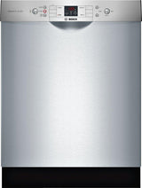 ADA 24" 300 Series Recessed Hndl, 4/4 Cycles, 46 dBA, RckMatic, 14 Pl Stgs - SS