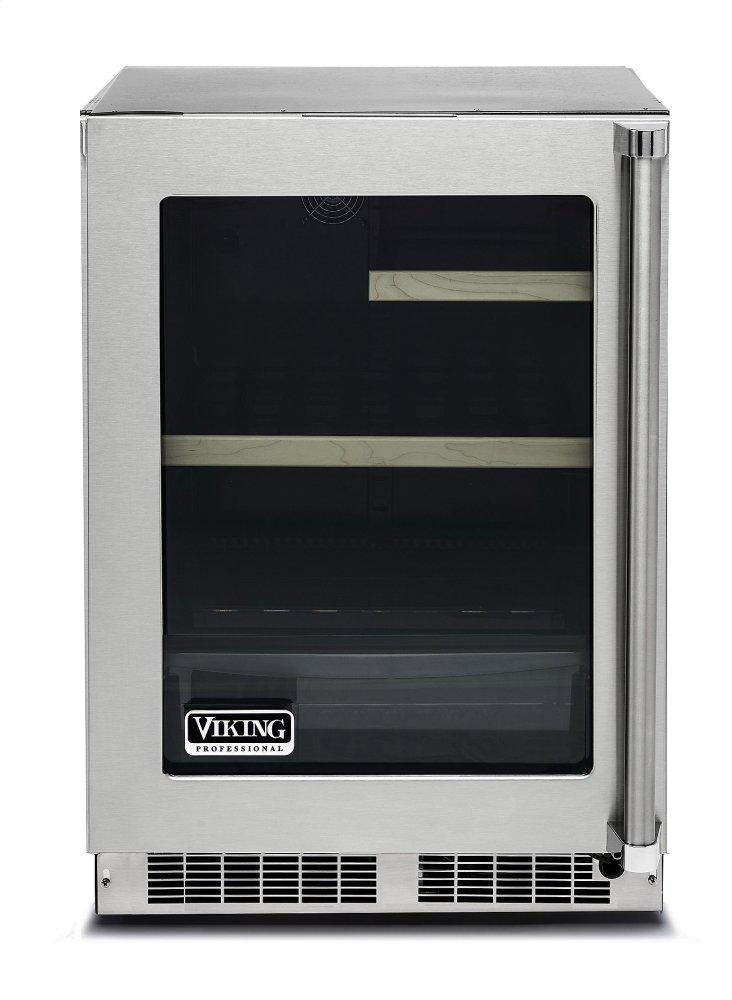 24" Glass Door Undercounter Refrigerator - VRUI