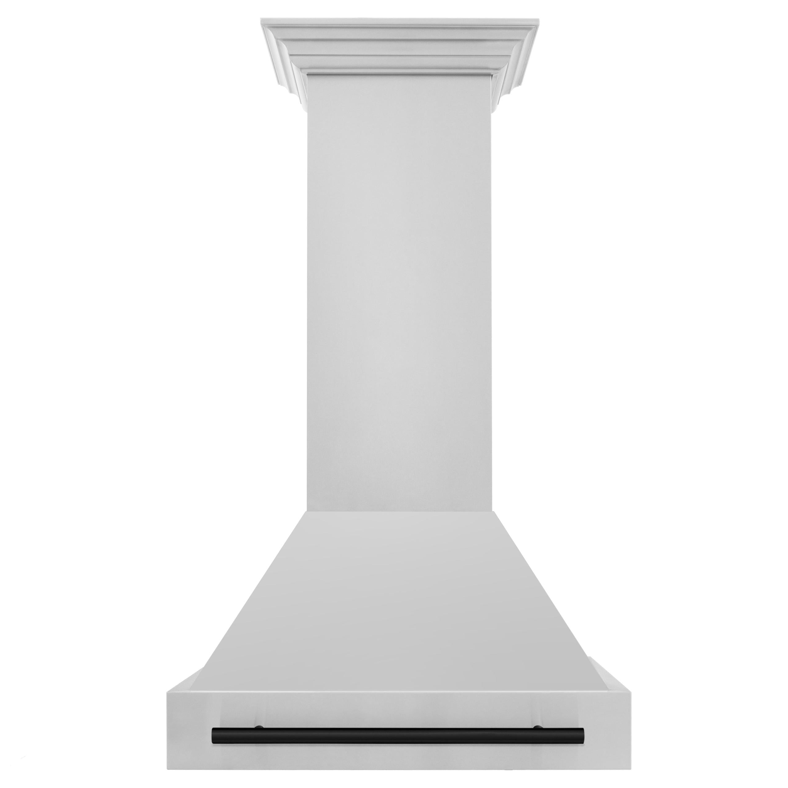 ZLINE 30 in. Autograph Edition Stainless Steel Range Hood with Stainless Steel Shell and Handle (8654STZ-30) [Color: Matte Black]