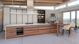 Wine fridge suitable for undercounter installation for wine tempering