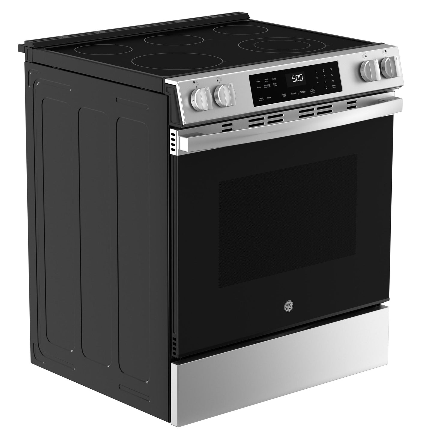GE® ENERGY STAR® 30" Slide-In Electric Range with Crisp Mode