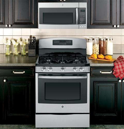 GE Profile™ Series 30" Free-Standing Self Clean Gas Range