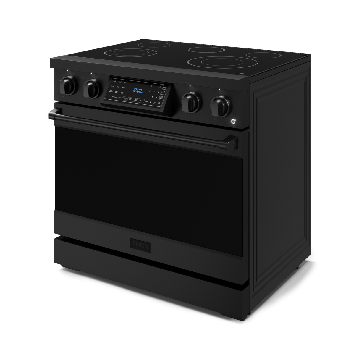 36 Inch Professional Electric Range With Tilt Panel Touch Control In Black  Gordon Ramsay Series