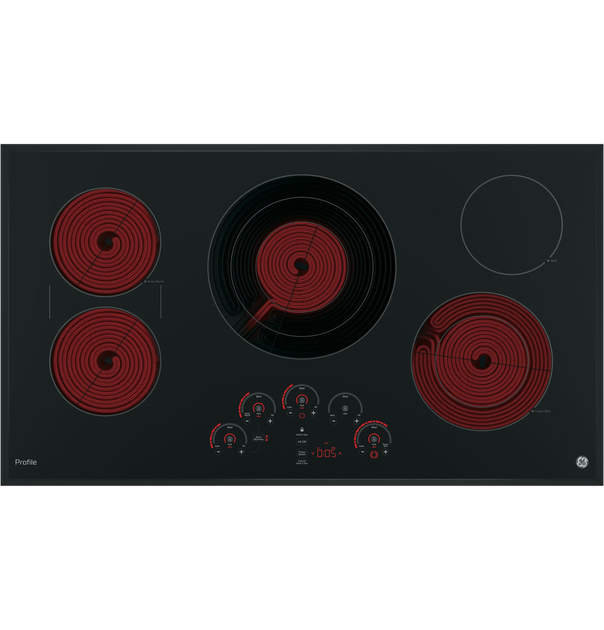 GE Profile™ 36" Built-In Touch Control Cooktop