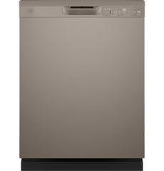 GE® ENERGY STAR® Front Control with Plastic Interior Dishwasher with Sanitize Cycle & Dry Boost