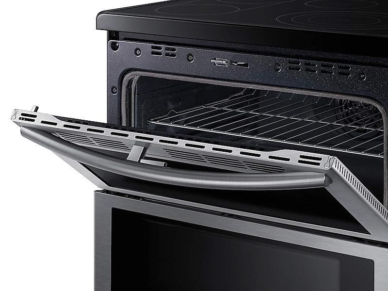 5.9 cu. ft. Freestanding Electric Range with Flex Duo™ & Dual Door in Stainless Steel