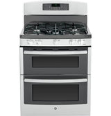 GE® 30" Free-Standing Gas Double Oven Range with Convection