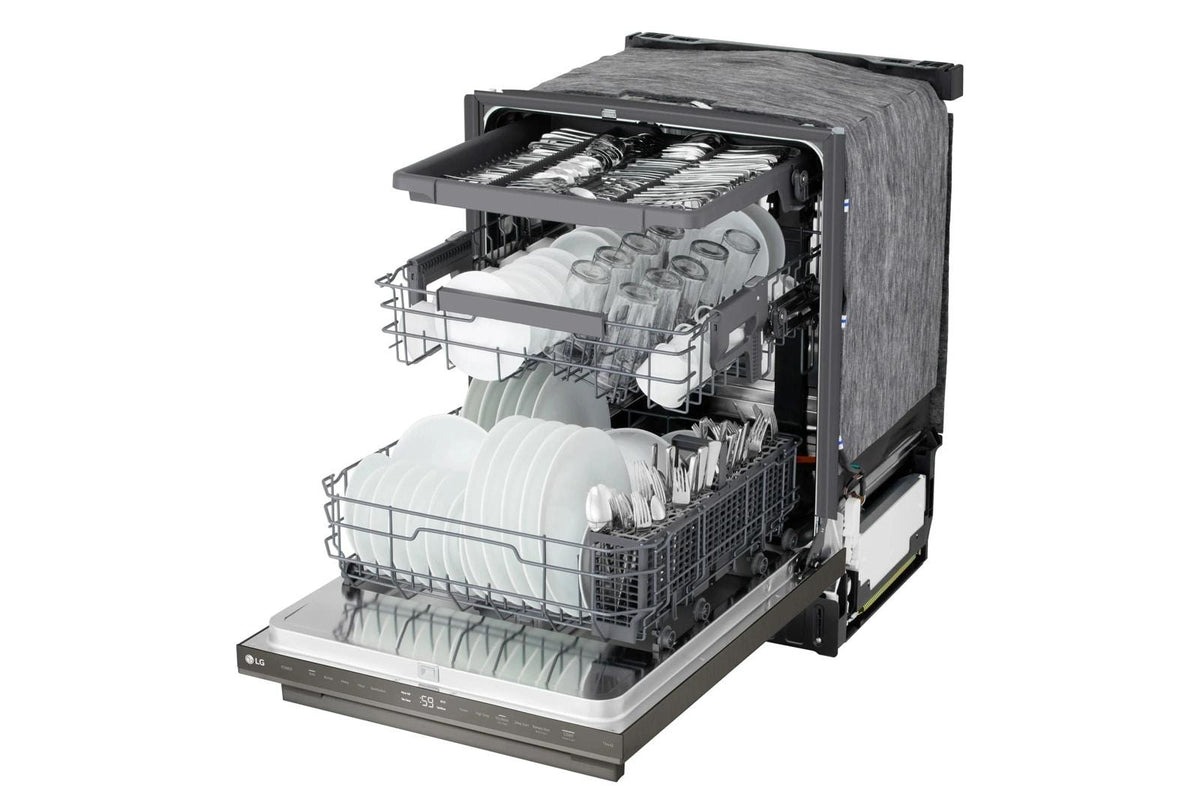 Smart FlushFit™ Top Control Dishwasher with 1-Hour Wash & Dry, QuadWash® Pro, and Dynamic Heat Dry™ w/AutoVent Dry™