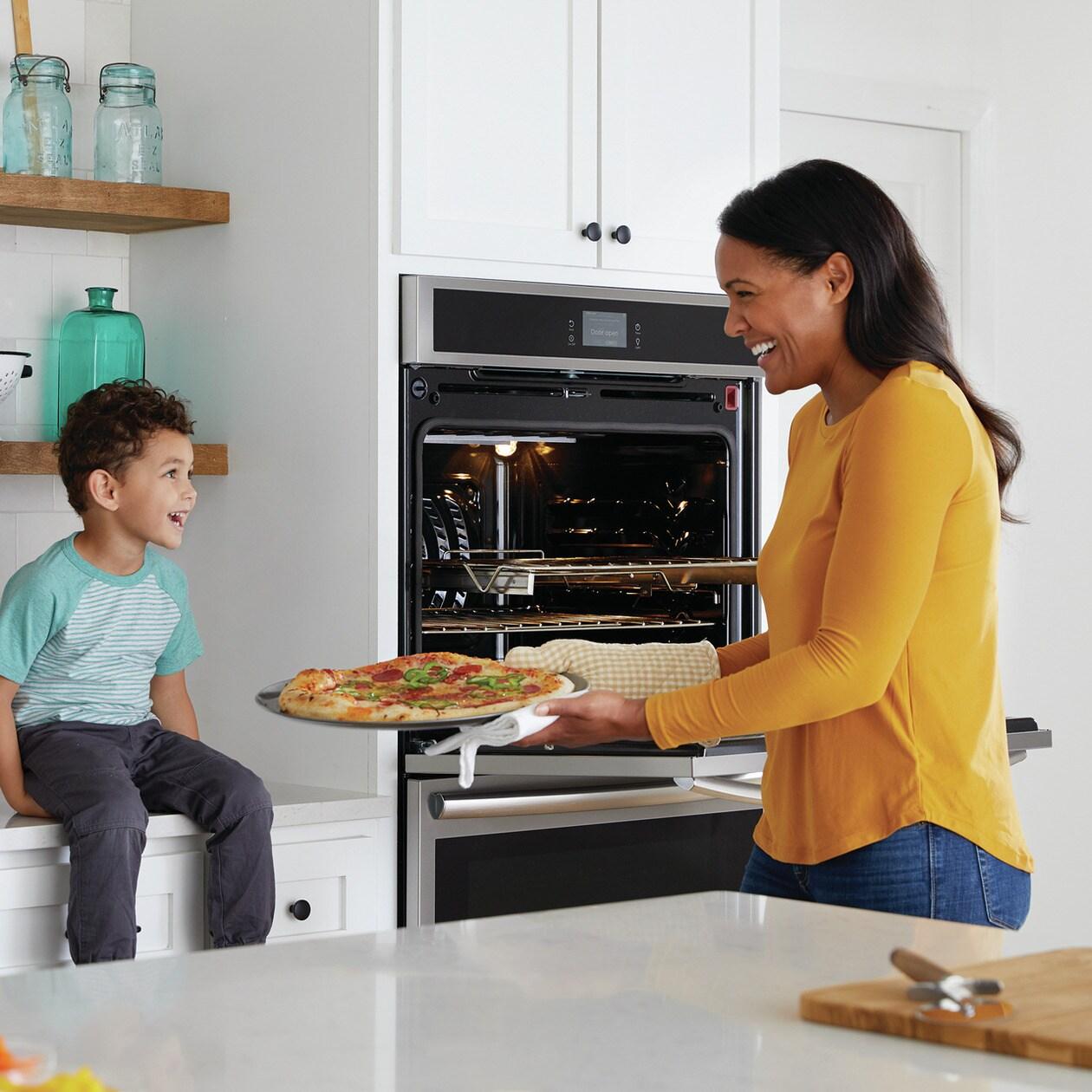 30" Double Electric Wall Oven with Total Convection
