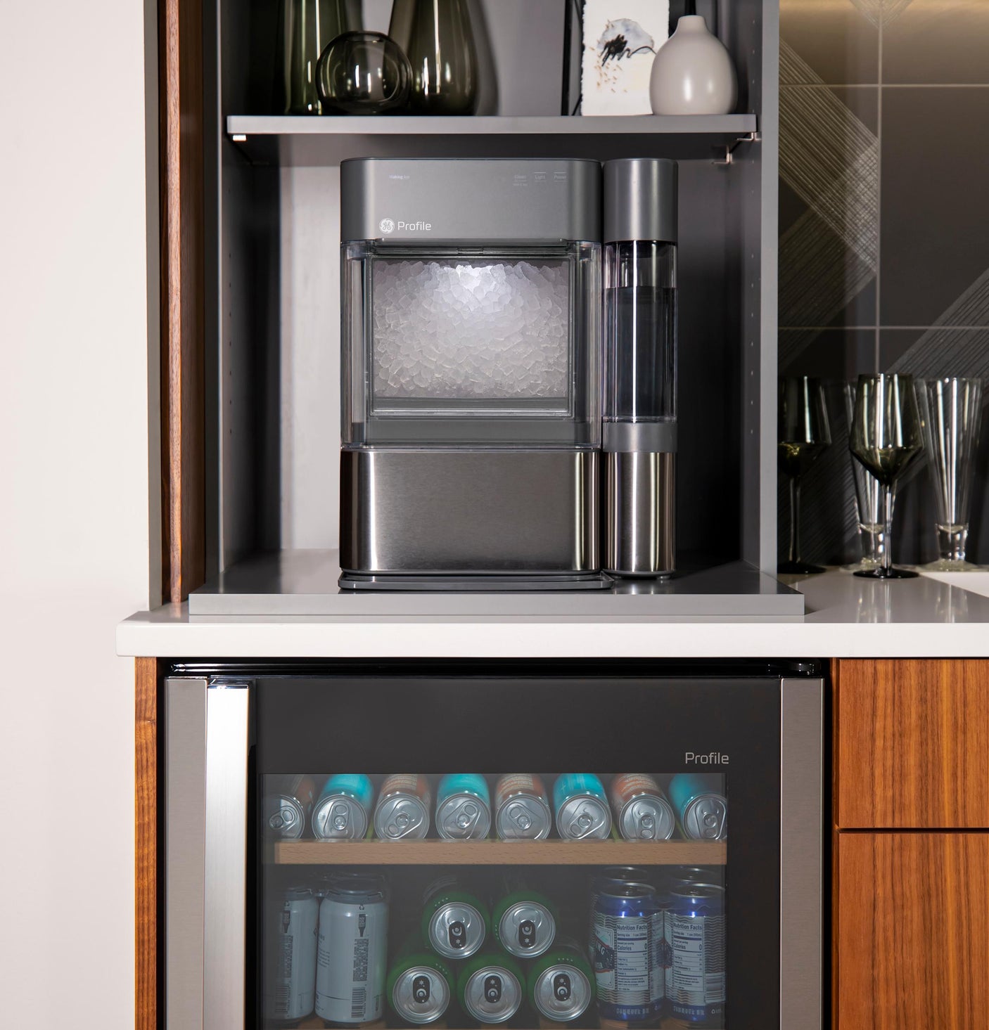 GE Profile™ 155-Can or 52-Bottle Beverage Center