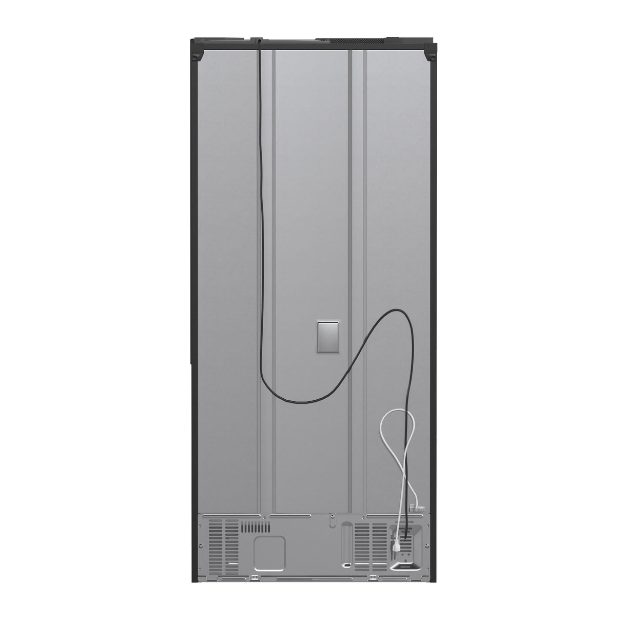 Forno Gallipoli Espresso 30-Inch Black French Door Refrigerator, Bottom Freezer, 17.5 Cu. Ft., No Frost, Ice Maker
