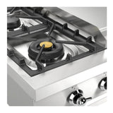 ILVE UHCP48FNSSCLP Nostalgie II 48 inch Built-In Gas Rangetop with Griddle, in Stainless Steel (Liquid Propane, Chrome)