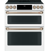 Café™ 30" Smart Slide-In, Front-Control, Induction and Convection Double-Oven Range