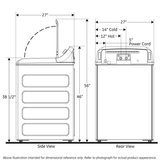 GE® ENERGY STAR® 4.8 cu. ft. Capacity Washer with Sanitize w/Oxi and FlexDispense®