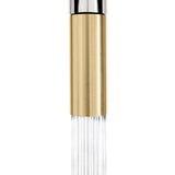 ZLINE Autograph Edition Sierra Pull Down Spring Single Handle Kitchen Faucet in Brushed Nickel and Champagne Bronze (SRA-KF-ZBNCB)