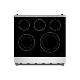 30 Inch Professional Electric Range With Precision Knob Control In Stainless Steel and Black  Gordon Ramsay Series